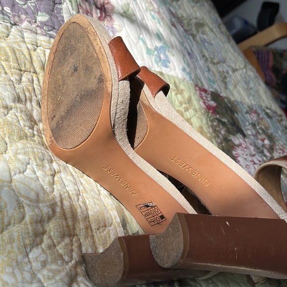 Brown beige sandals - Picture 6 of 8